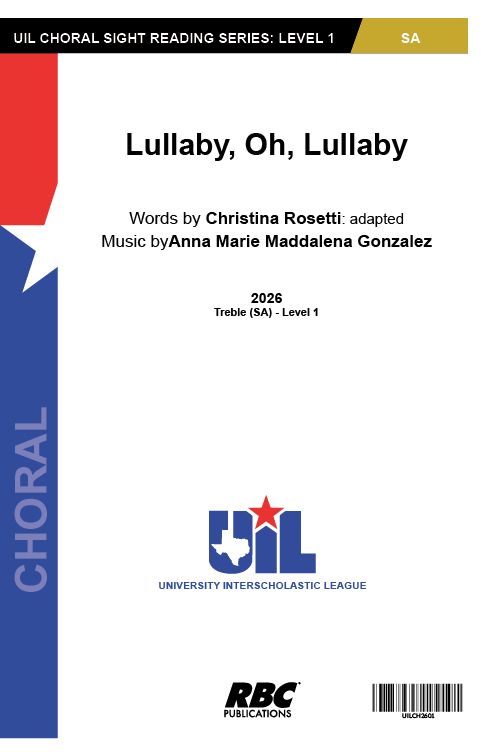 Lullaby, Oh, Lullaby (SA Level 1)